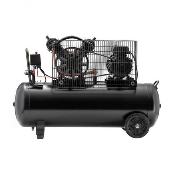 Купити ✓ Компресор 100 л, 3 кВт, 220 В, 10 aтм, 500 л/хв., 2 циліндри, STORM INTERTOOL PT-0014 ✅