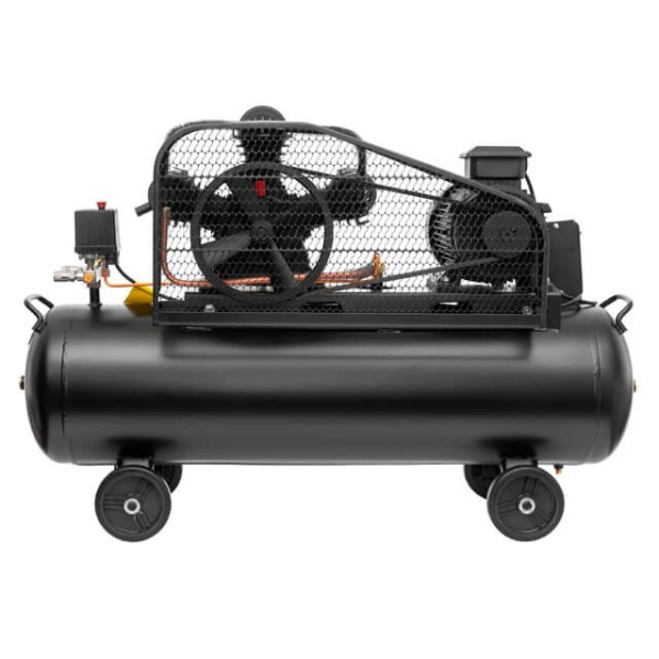 Купити ✓ Компресор 100 л, 4 кВт, 380 В, 10 aтм, 600 л/хв., 3 циліндри STORM INTERTOOL PT-0036 ✅