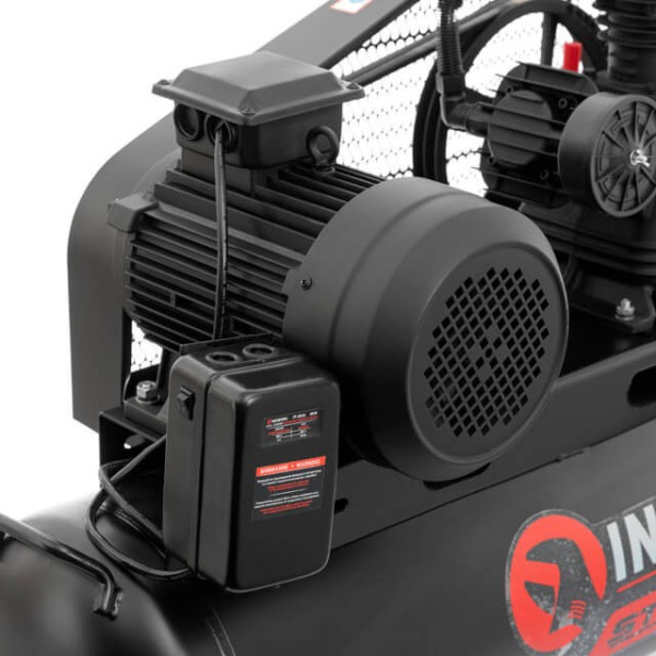 Купити ✓ Компресор 100 л, 4 кВт, 380 В, 10 aтм, 600 л/хв., 3 циліндри STORM INTERTOOL PT-0036 ✅