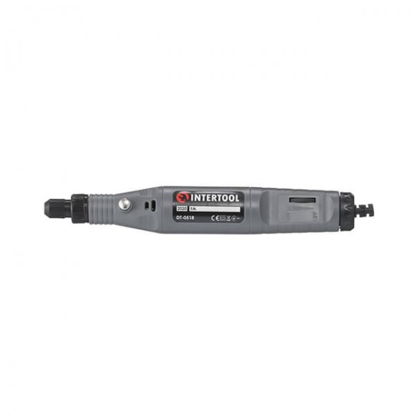 Купити ✓ Шліфмашина пряма 18 В, 0-18000 об/хв. INTERTOOL DT-0518 ✅