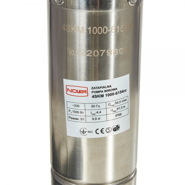 ✓ Насос заглибний свердловинний вихровий NOWA 4SKM 1000-6154rс