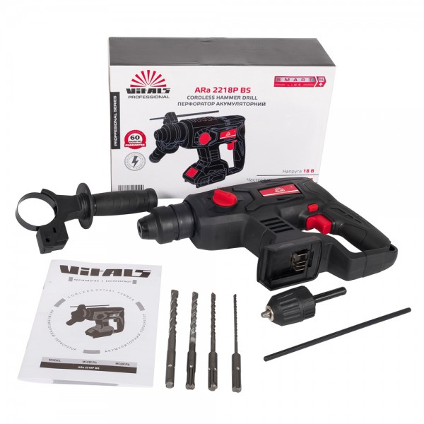 ✓ Перфоратор акумуляторний Vitals Professional ARa 2218P BS SmartLine