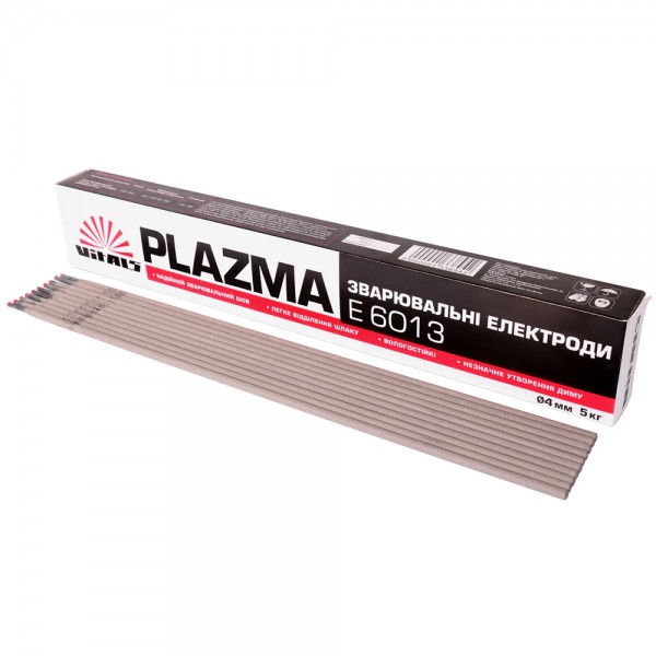 ✓ Електроди зварювальні Vitals Plazma E6013, d 4 мм, 5 кг
