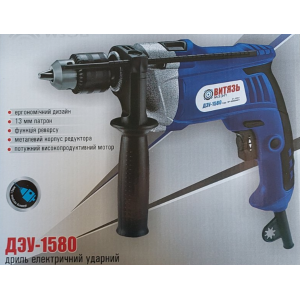 Дриль електрична ударна Витязь ДЭУ-1580